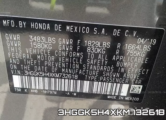 3HGGK5H4XKM732618 фото 10