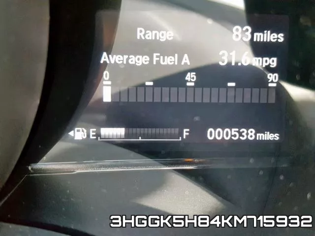 3HGGK5H84KM715932 фото 9