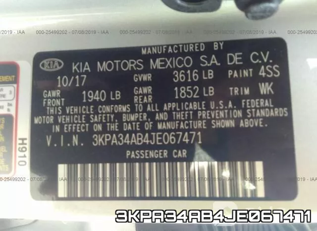 3KPA34AB4JE067471 фото 10