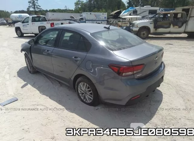 3KPA34AB5JE080598 фото 4