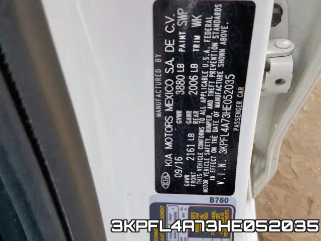 3KPFL4A73HE052035 фото 2