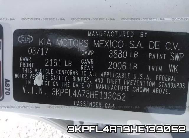 3KPFL4A73HE133052 фото 10