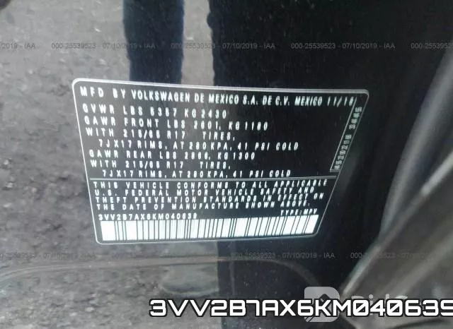 3VV2B7AX6KM040639 фото 10