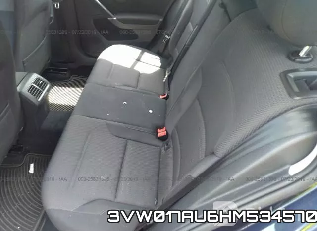 3VW017AU6HM534570 фото 8