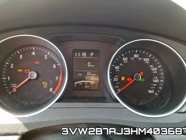 3VW2B7AJ3HM403687 фото 9