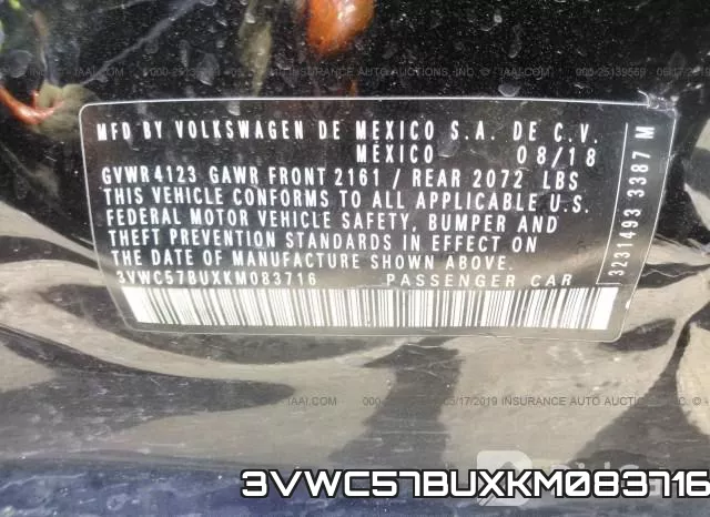 3VWC57BUXKM083716 фото 10