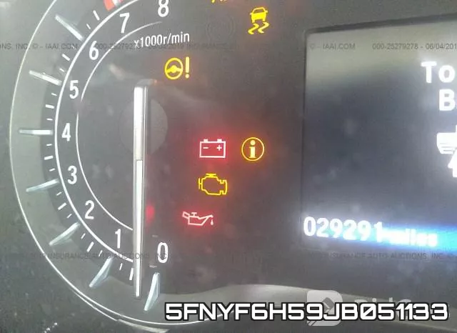 5FNYF6H59JB051133 фото 8