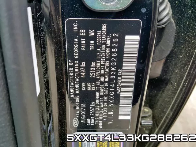 5XXGT4L33KG288262 фото 2