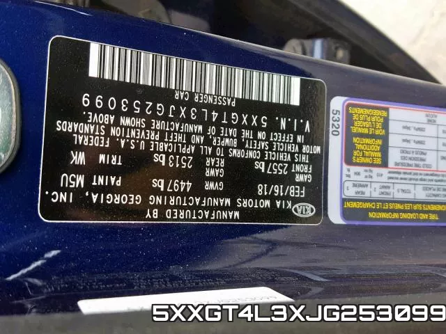 5XXGT4L3XJG253099 фото 2