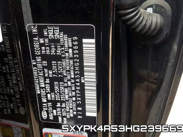 5XYPK4A53HG239669 фото 2