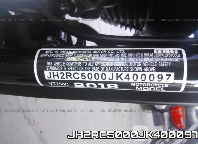 JH2RC5000JK400097 фото 2