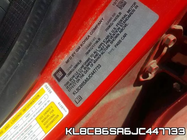 KL8CB6SA6JC447733 фото 2