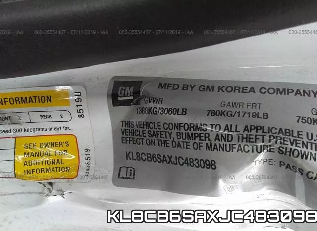 KL8CB6SAXJC483098 фото 10