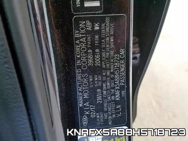 KNAFX5A88H5718723 фото 2