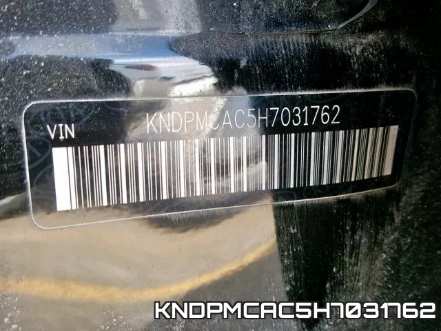 KNDPMCAC5H7031762 фото 2