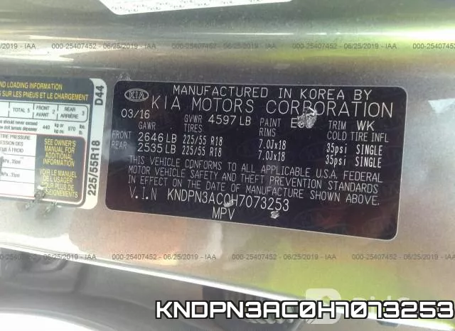 KNDPN3AC0H7073253 фото 10