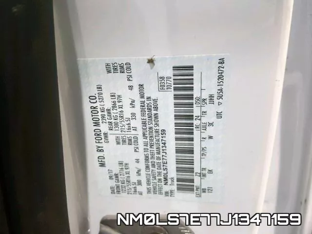 NM0LS7E77J1347159 фото 2
