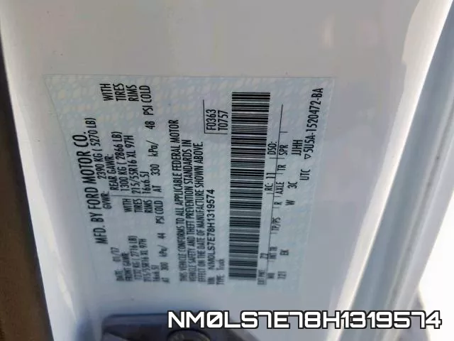 NM0LS7E78H1319574 фото 2