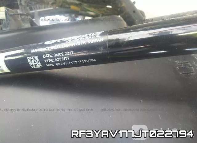 RF3YAV177JT022794 фото 2