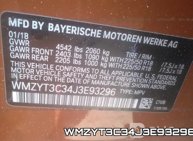 WMZYT3C34J3E93296 фото 10