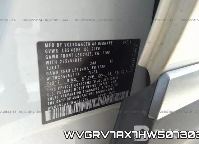 WVGRV7AX7HW507303 фото 10