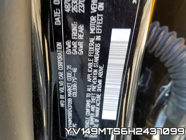 YV149MTS6H2437099 фото 2