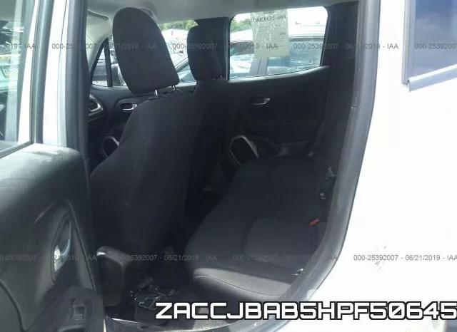 ZACCJBAB5HPF50645 фото 8