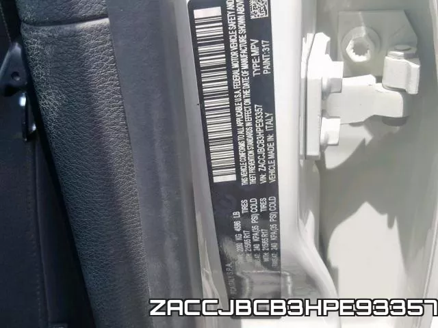 ZACCJBCB3HPE93357 фото 2