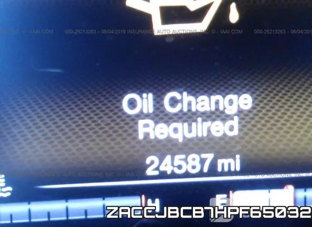ZACCJBCB7HPF65032 фото 8