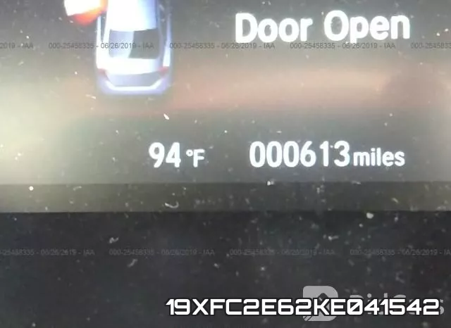 19XFC2E62KE041542 фото 8