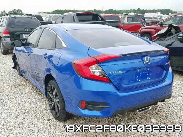 19XFC2F80KE032399 фото 4