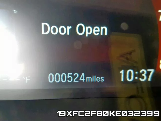 19XFC2F80KE032399 фото 9