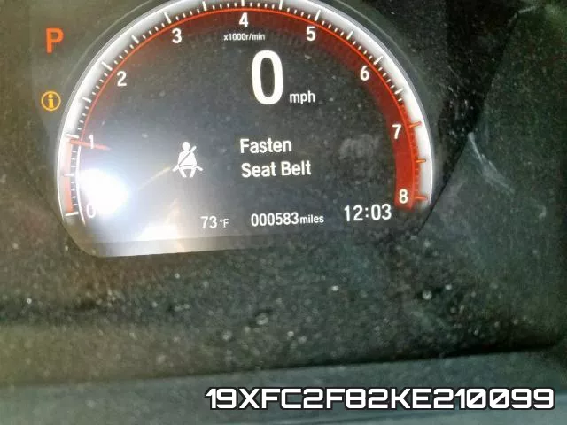 19XFC2F82KE210099 фото 8
