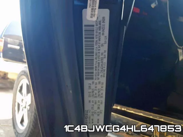 1C4BJWCG4HL647853 фото 2