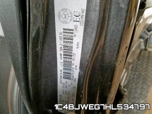 1C4BJWEG7HL534797 фото 2