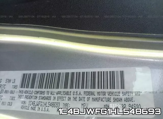 1C4BJWFG1HL548693 фото 10