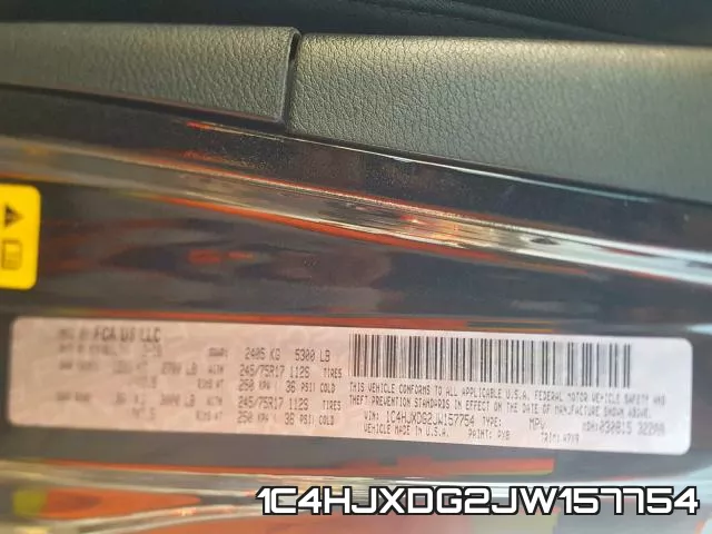 1C4HJXDG2JW157754 фото 2