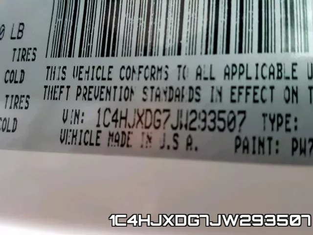 1C4HJXDG7JW293507 фото 2