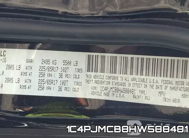 1C4PJMCB8HW588481 фото 10