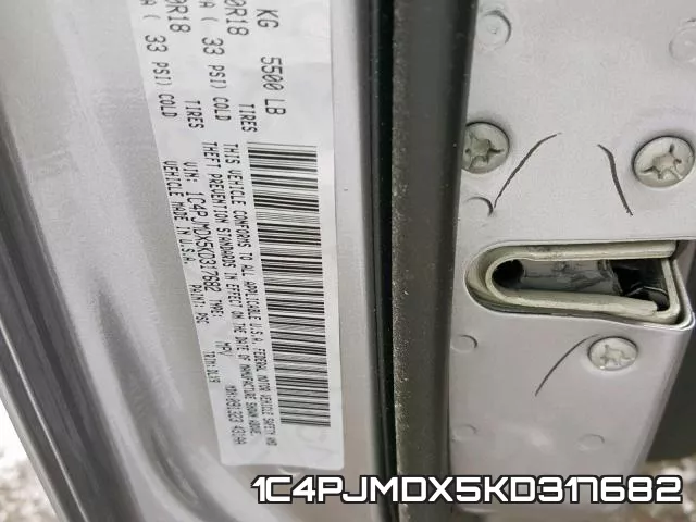 1C4PJMDX5KD317682 фото 2