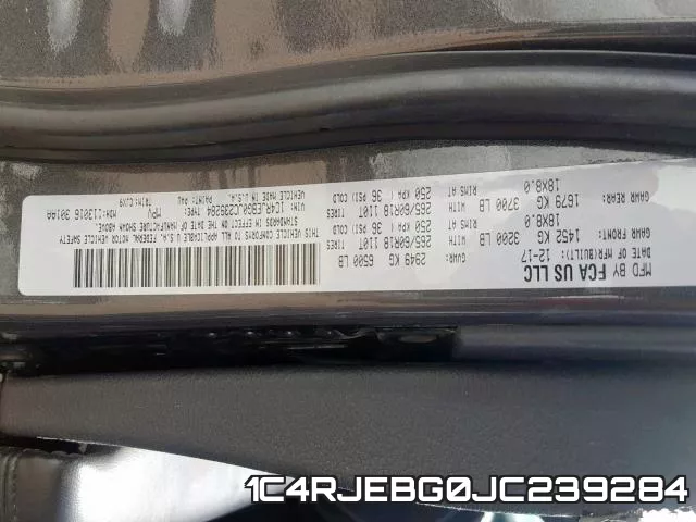 1C4RJEBG0JC239284 фото 2