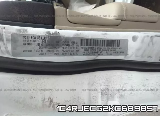 1C4RJECG2KC689857 фото 10