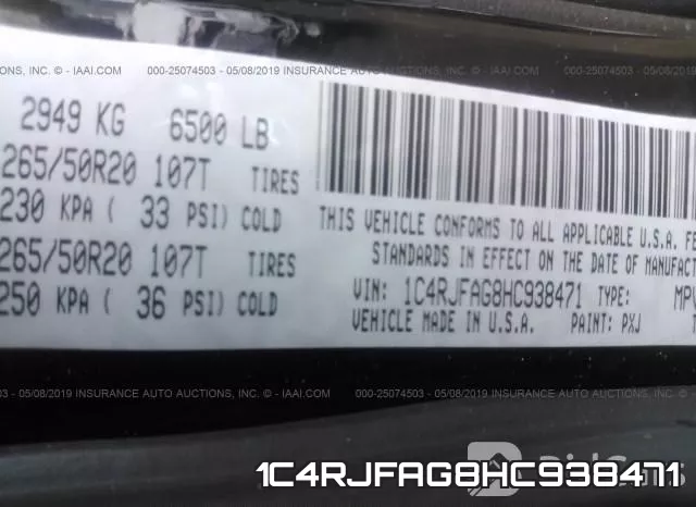 1C4RJFAG8HC938471 фото 10