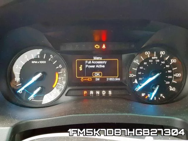 1FM5K7D87HGB27304 фото 9