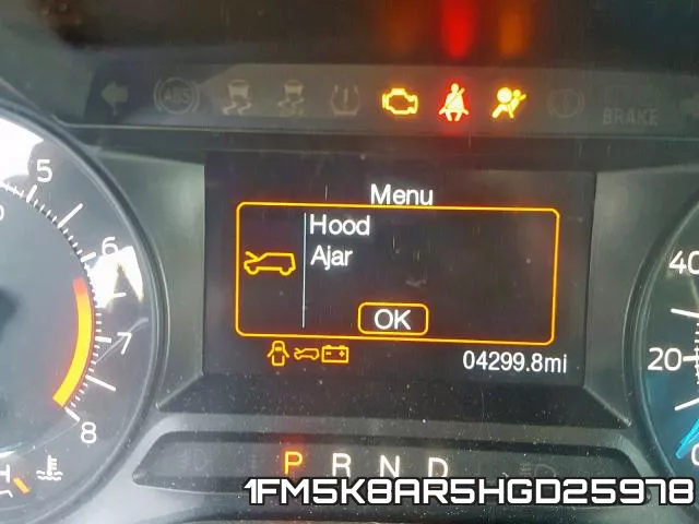 1FM5K8AR5HGD25978 фото 9