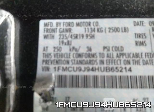 1FMCU9J94HUB65214 фото 10