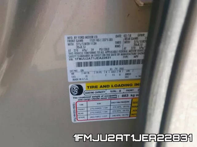1FMJU2AT1JEA22831 фото 2