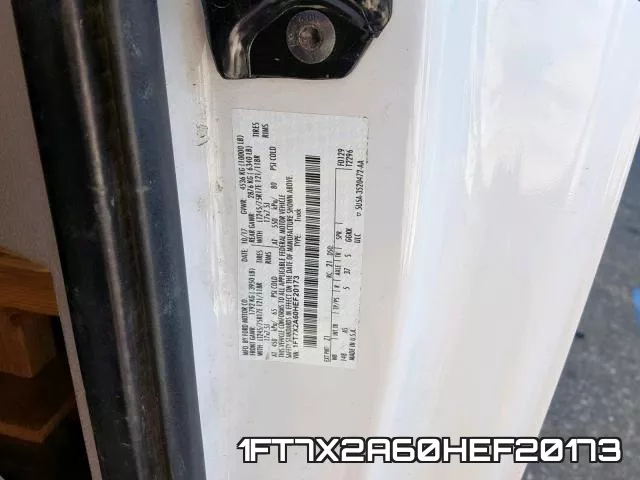 1FT7X2A60HEF20173 фото 2