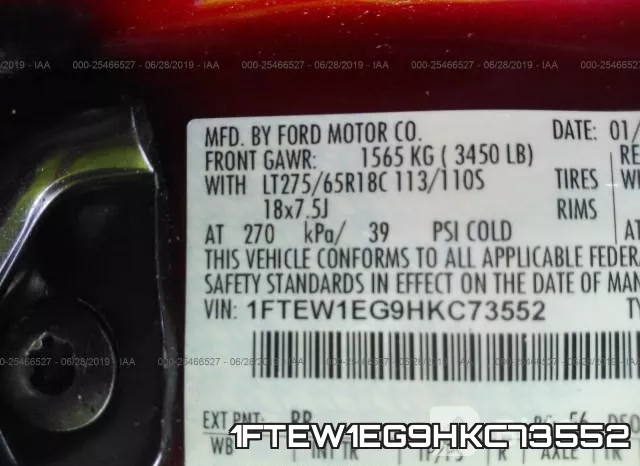 1FTEW1EG9HKC73552 фото 10