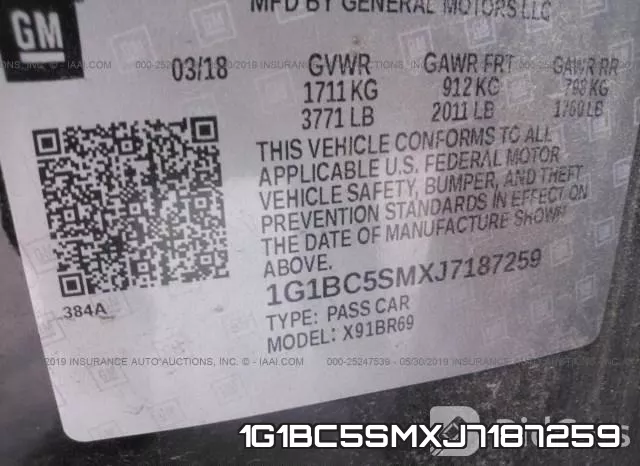 1G1BC5SMXJ7187259 фото 10